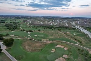 Fields Ranch (West) 5th Green Aerial